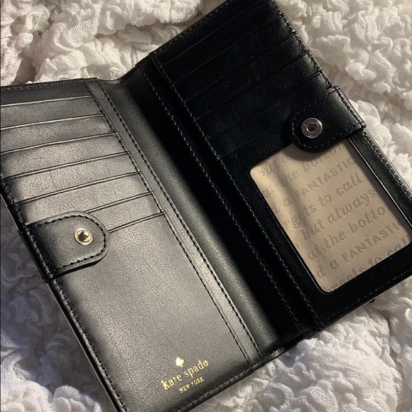 Kate Spade Blue Striped Wallet - Picture 5 of 7